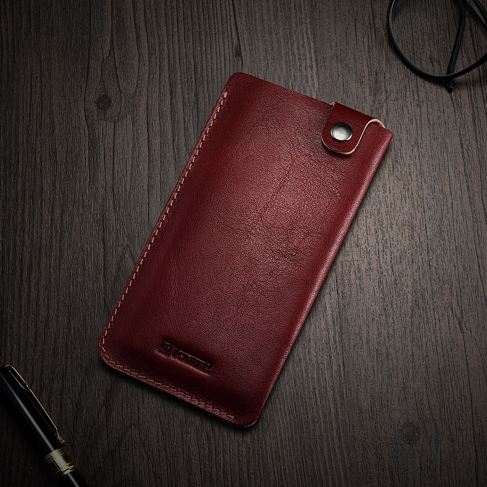 Mobile Phone Leather Pouch
