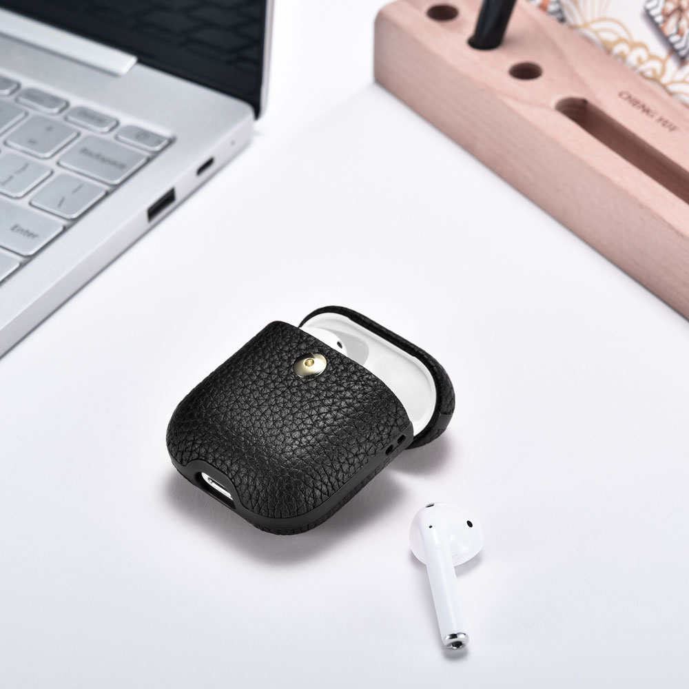 Hermes Leather Airpods Case Detachable Series New - AirPods Case