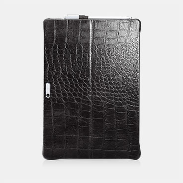 Embossed Crocodile Genuine Leather Back Case For Surface Pro 4 & Surface Pro 2017