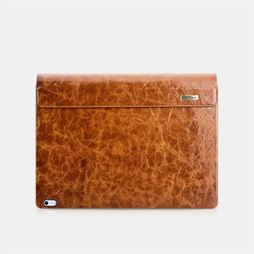 Oil Wax Vintage Genuine Leather Detachable Flip Case For Surface Book