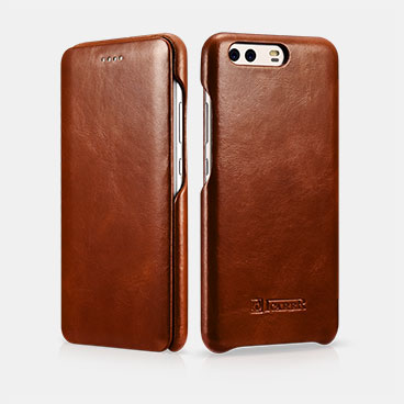 Curved Edge Vintage Series Folio Case For HUAWEI P10 Plus