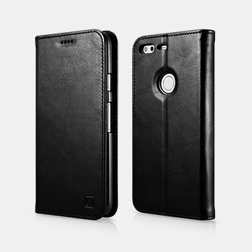 Genuine Leather Folio Case For Google Pixel XL