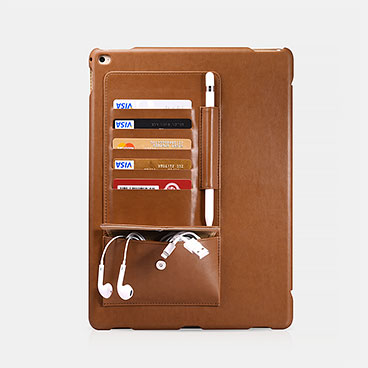 Business Multi-credit cards Tablet Leather Case For iPad Pro