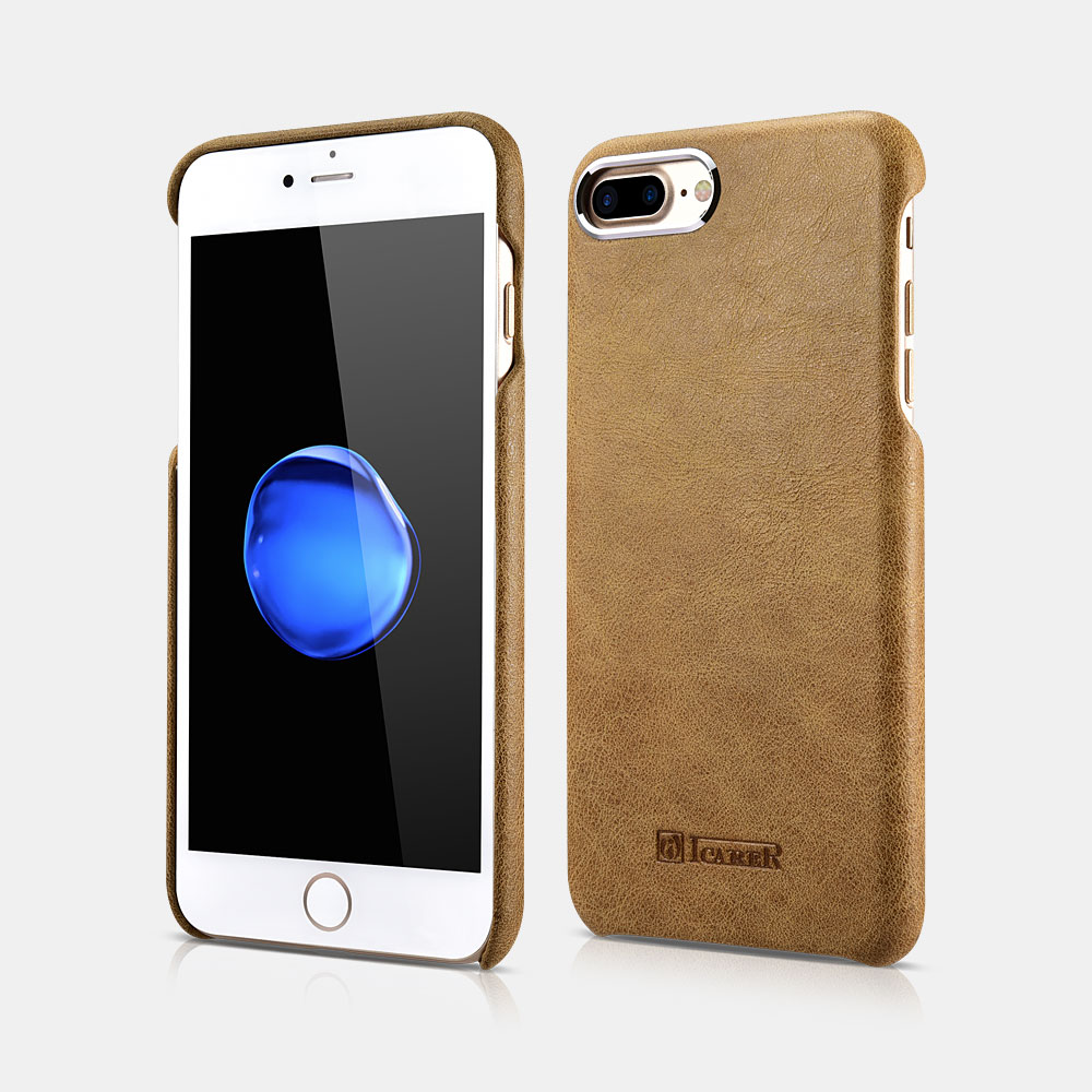 Metal Warrior Shenzhou Real Leather Back Case For iPhone 7 Plus//8 Plus