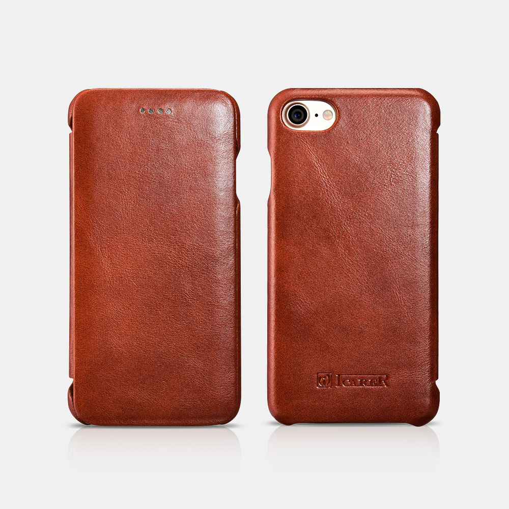 iPhone 7/8 Leather Curved Edge Case