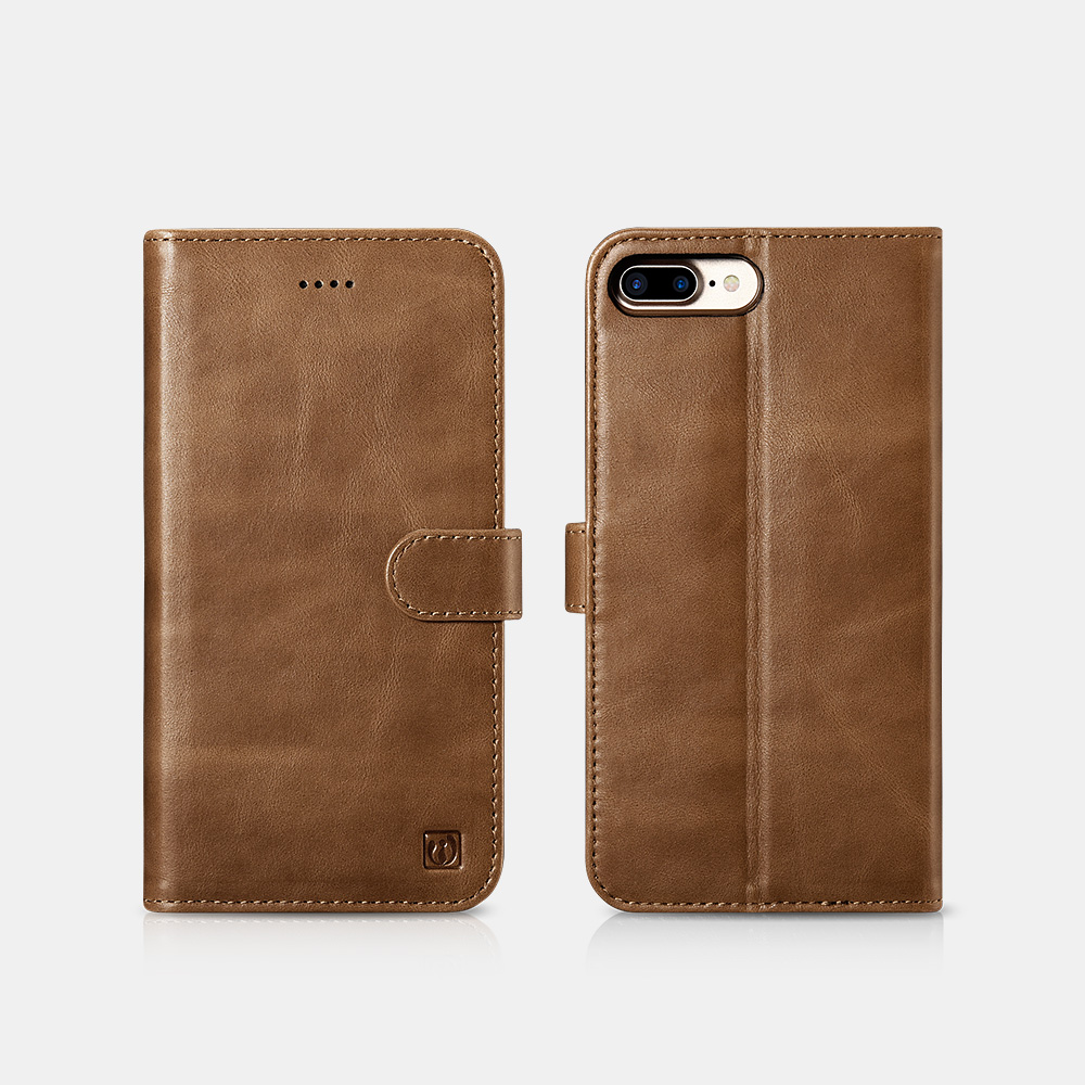 iPhone 7Plus/8Plus Genuine Leather Detachable 2 in 1 Wallet Folio Case