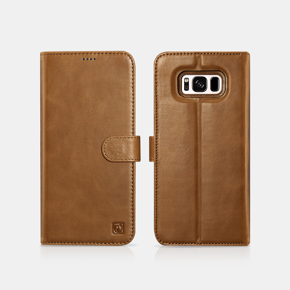 Samsung S8 Genuine Leather Detachable 2 in 1 Wallet Folio Case