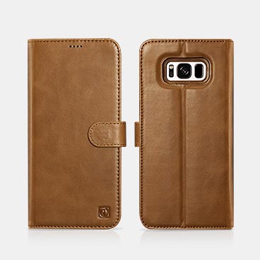 Samsung S8 Genuine Leather Detachable 2 in 1 Wallet Folio Case