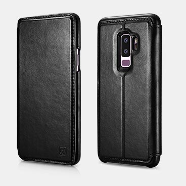 Samsung S9 plus Distinguished Series Real Leather Detachable 2 in 1 Wallet Folio Case