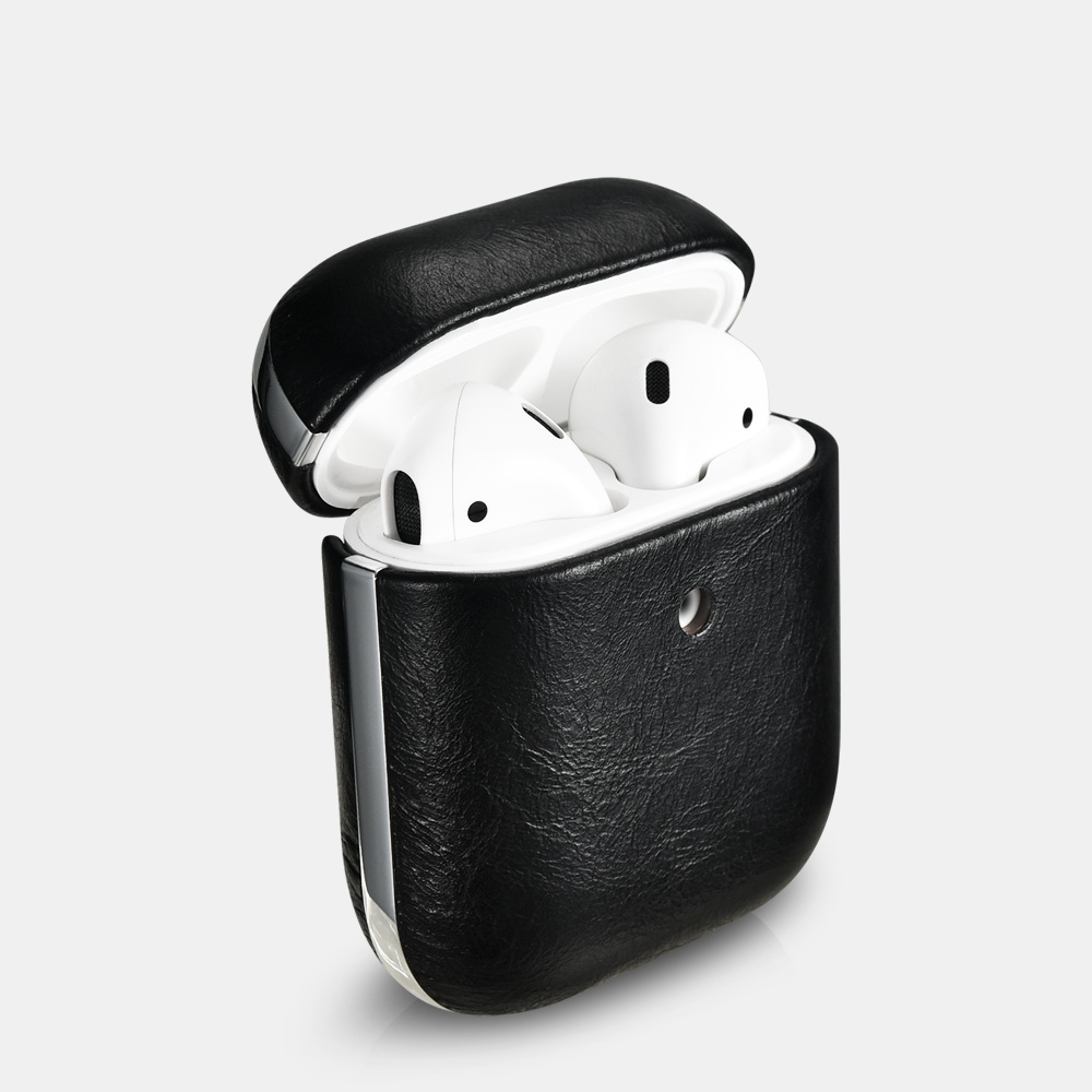 Airpods Crazy Horse Leather Electroplated Protective Case Cover New