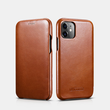 iPhone 11 Curved Edge Vintage Folio Case(6.1 inch)