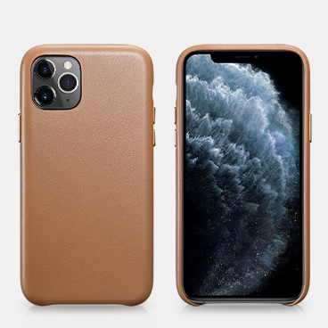 iPhone 11 Pro Max Real Leather Back Cover(6.5inch)