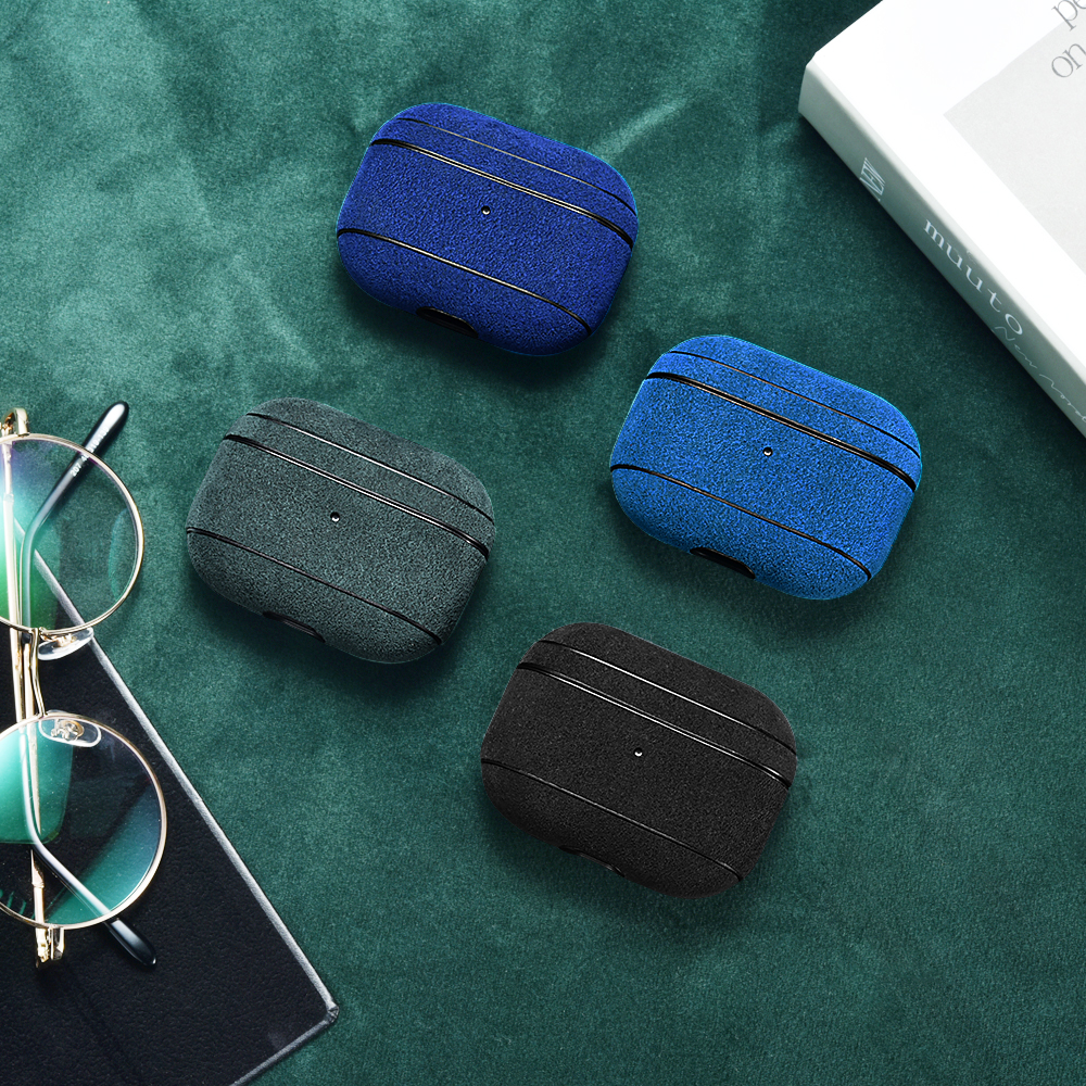 Airpods Pro Alcantara Leather Protective Case