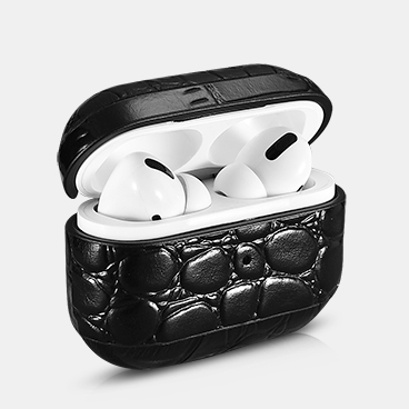 Airpods Pro Crocodile Pattern Genuine Leather Protective Case