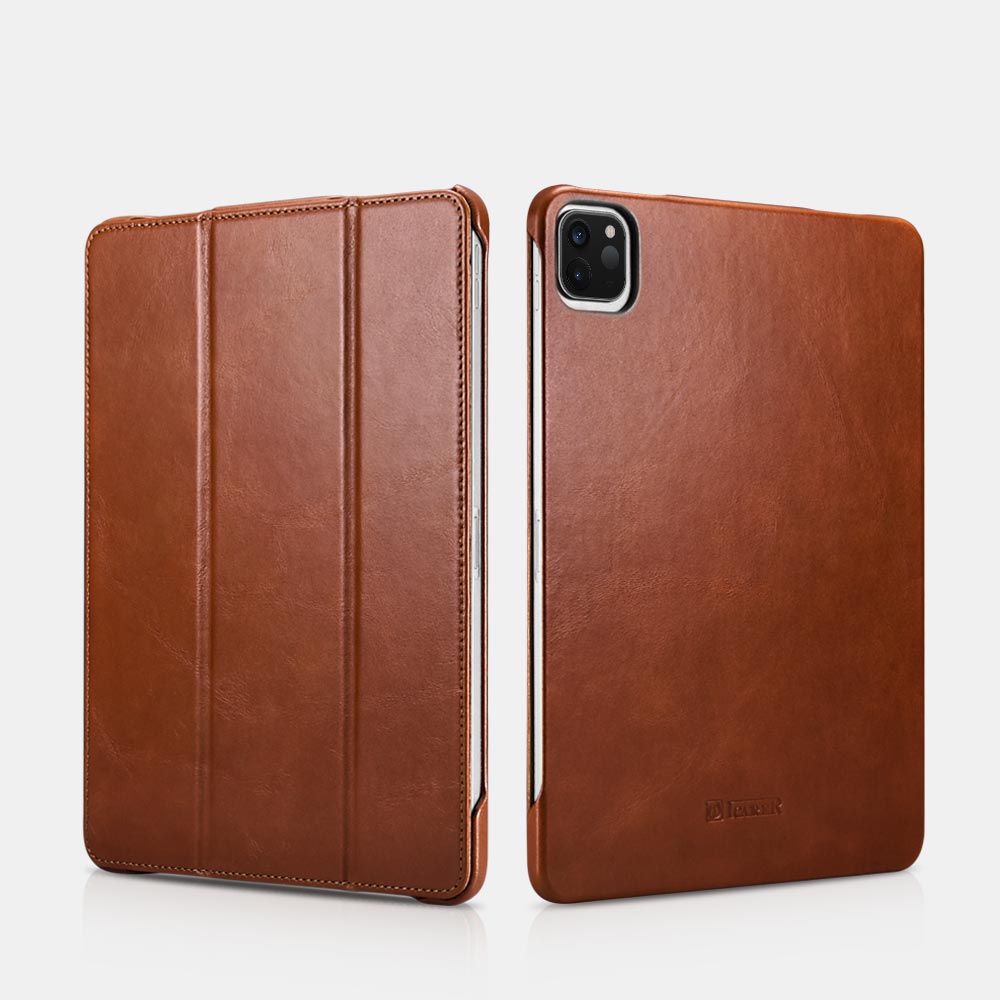 iPad Pro 12.9 Vintage Series(2020) Leather Cases for iPad/Macbook