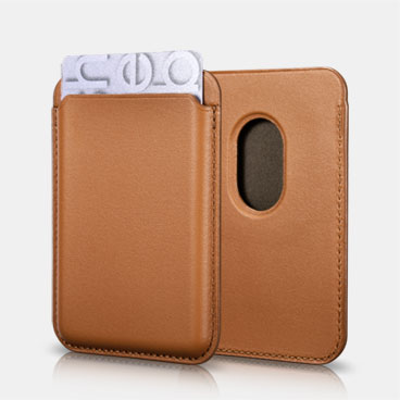 Oil Wax Genuine Leather Magsafe Wallet Case for iPhone