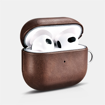 AirPods 3 Genuine Leather Case with Wrist Strap
