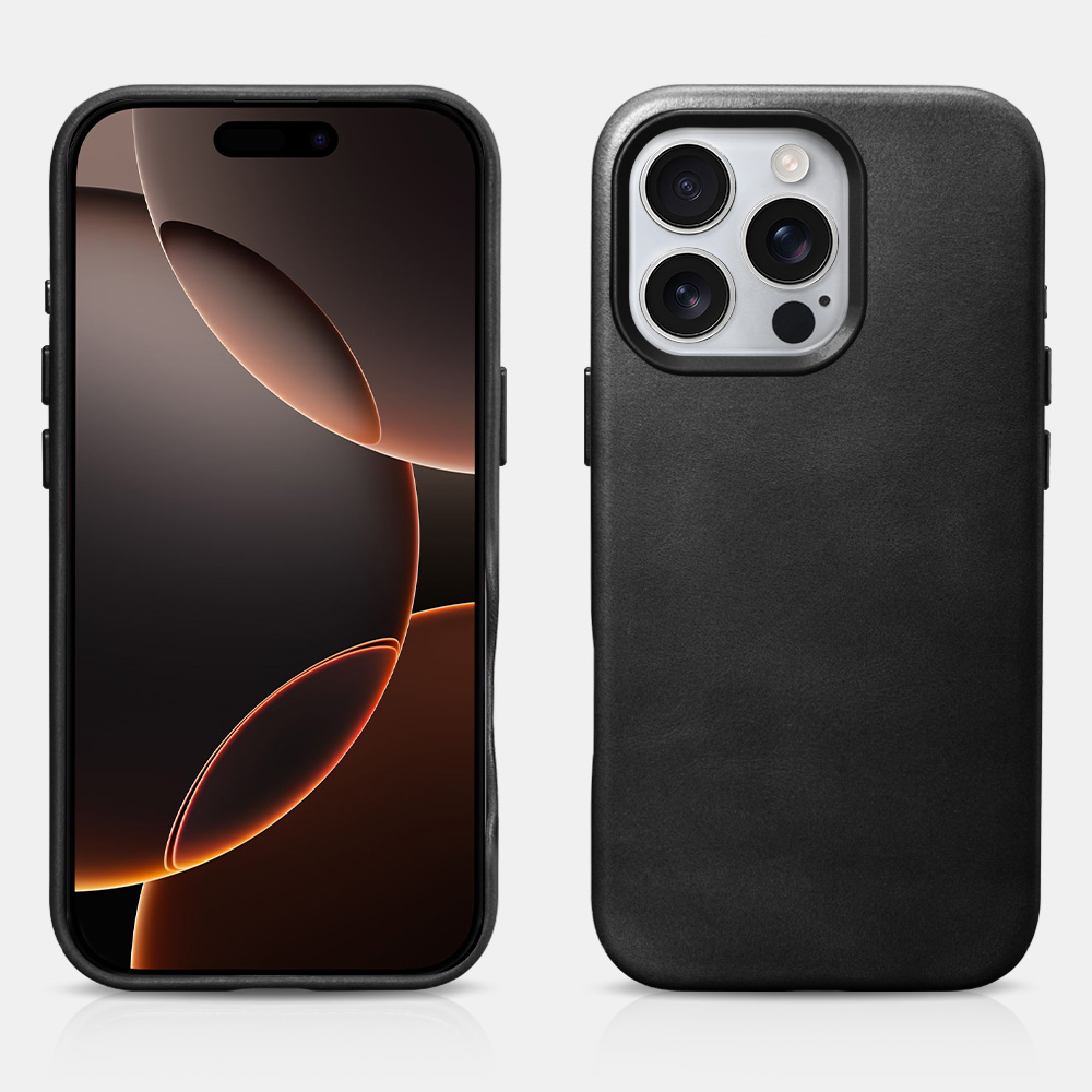 iPhone 16 Pro Max Oil Wax Premium Leather Magsafe Back Case (6.9 inch)