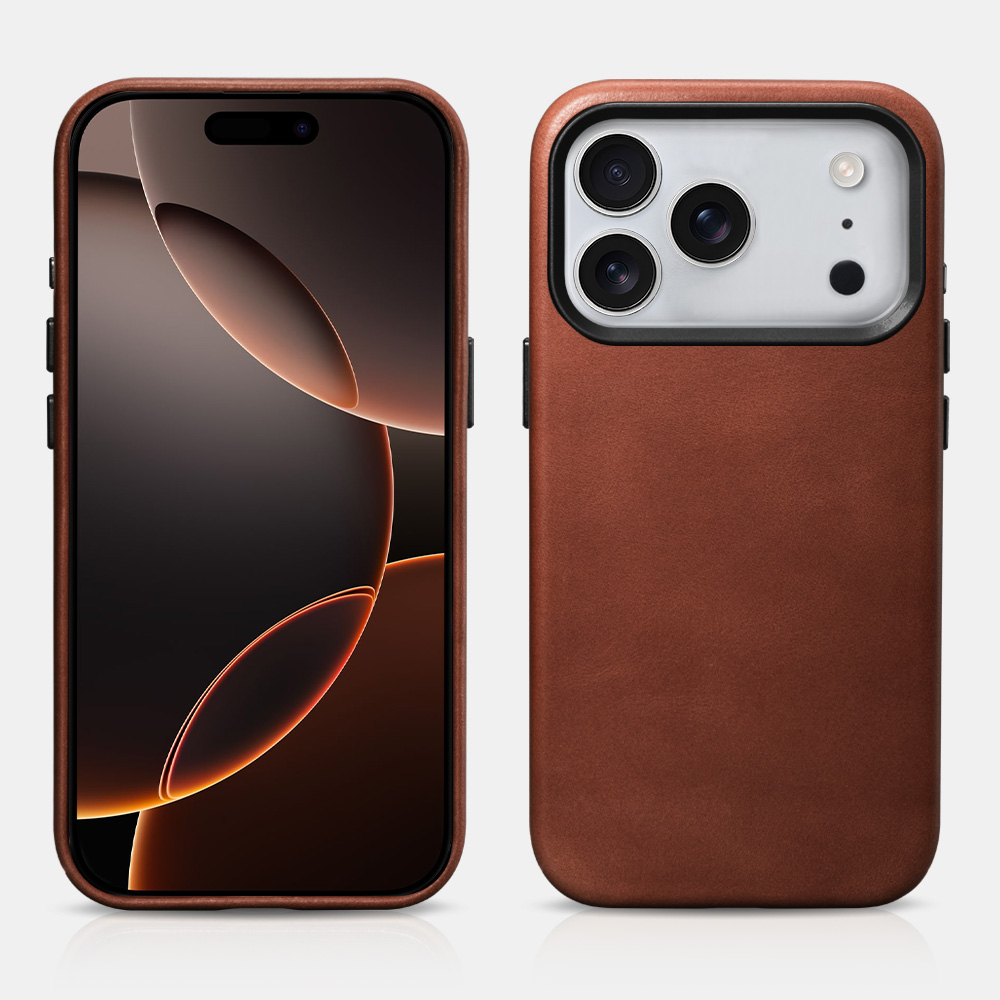 iPhone 17 Pro Max Oil Wax Premium Leather Magsafe Back Case