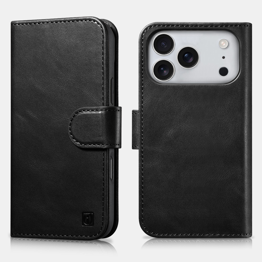 SURPHY Custodia In Pelle PU Per IPhone 14 Pro Max – Pulsanti In Metallo, Fodera Microfibra, Protezione Rialzata